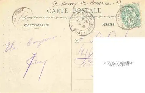 AK / Ansichtskarte St_Remy de Provence_ARLES_13 Le Mausolee Monument Romain 