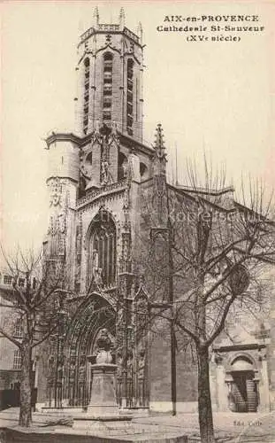 AK / Ansichtskarte Aix en Provence_13 Cathedrale St Sauveur 