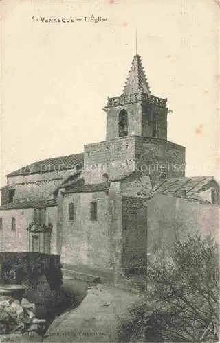 AK / Ansichtskarte Venasque_Carpentras_84_Vaucluse Eglise 