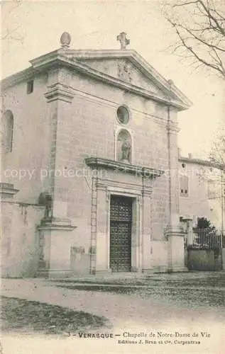 AK / Ansichtskarte Venasque_Carpentras_84_Vaucluse Chapelle de Notre Dame de Vie 