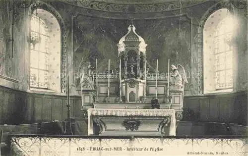 AK / Ansichtskarte Piriac sur Mer_44_Loire Atlantique Interieur de l Eglise 