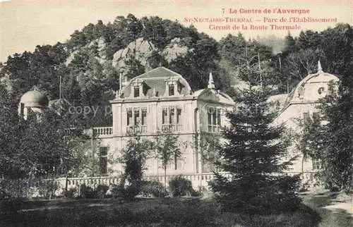 AK / Ansichtskarte St Nectaire le Bas_63_Puy_de_Dome Parc de l Etablissement Circuit de la Route Thermale 
