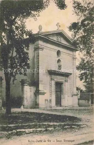 AK / Ansichtskarte Venasque_Carpentras_84_Vaucluse Notre Dame de Vie 