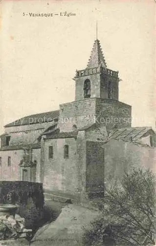 AK / Ansichtskarte Venasque_Carpentras_84_Vaucluse Eglise 