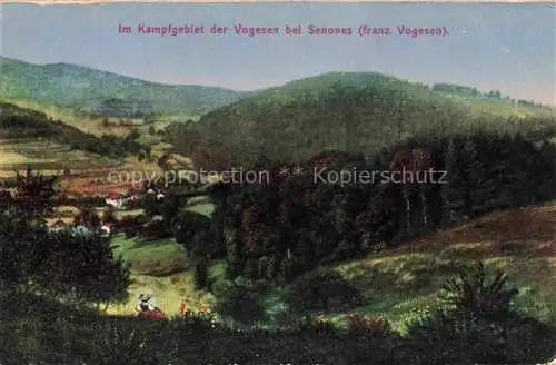 AK / Ansichtskarte Senones_Saint Die_88_Vosges Im Kampfgebiet der Vogesen 