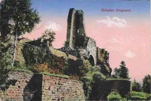 AK / Ansichtskarte Girbaden_Ruine_Grendelbruch_Alsace_67_Bas_Rhin Ruine 