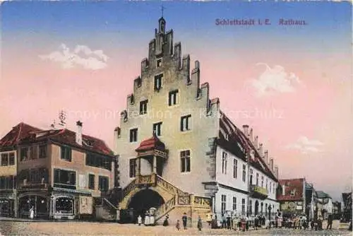 AK / Ansichtskarte Schlettstadt_Selestat_67_Bas Rhin Rathaus 