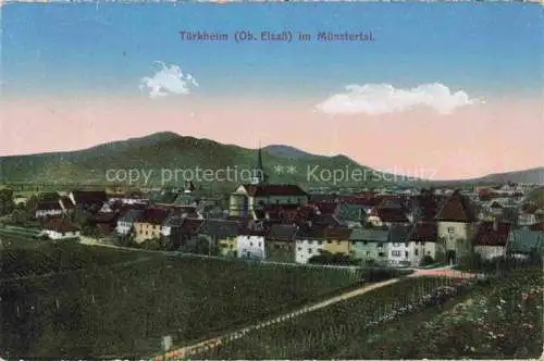 AK / Ansichtskarte Tuerkheim_Turckheim_Elsass_Colmar_68_Haut Rhin Panorama Muenstertal 