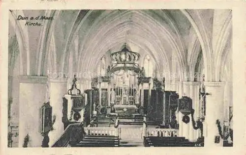 AK / Ansichtskarte Dun_55_Maas=Meuse Kirche Inneres 