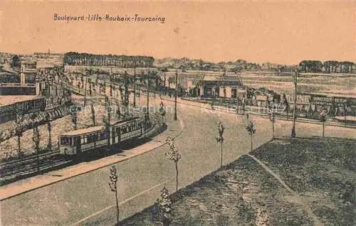AK / Ansichtskarte LILLE_59_Nord Boulevard Lille Roubaix Tourcoing 