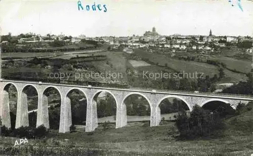 AK / Ansichtskarte Rodes Vue panoramique Le Viaduc Feldpost Rodes