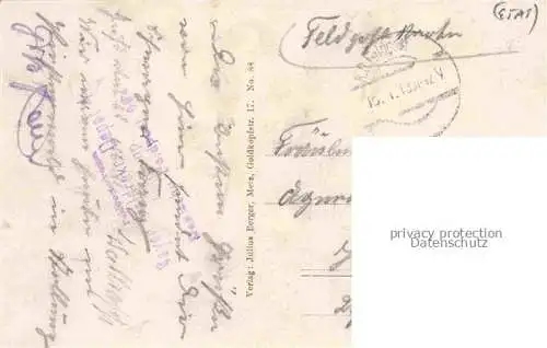 AK / Ansichtskarte Onville_Briey_54_Meurthe et Moselle Vue partielle Feldpost 