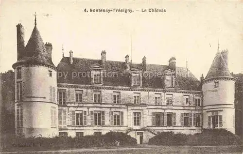 AK / Ansichtskarte Fontenay Tresigny_77_Seine et Marne Le Chateau 