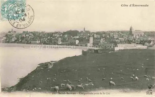 AK / Ansichtskarte Saint Servan sur Mer_35 Vue generale prise de la Cite 