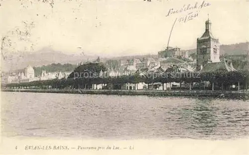AK / Ansichtskarte Evian les Bains_74_Haute Savoie Panorama pres du Lac 