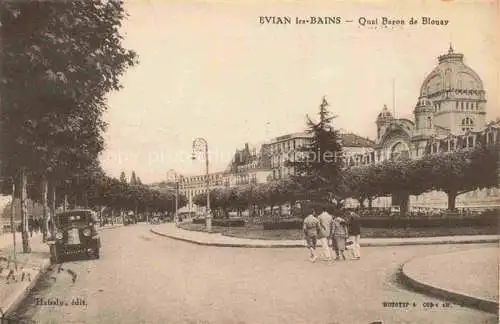 AK / Ansichtskarte Evian les Bains_74_Haute Savoie Quai Baron de Blouay 
