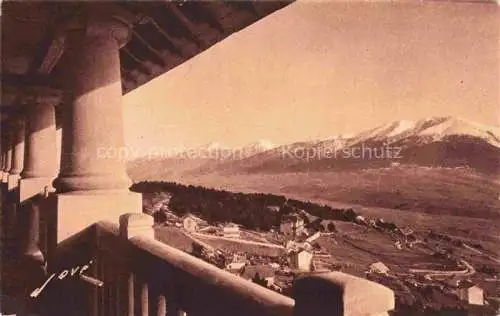 AK / Ansichtskarte Font Romeu Odeillo Via_66_Pyrenees Orientales Vue partielle des Pyrenees vues de l hotel 