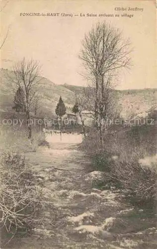 AK / Ansichtskarte Foncine le Haut_Lons le Saunier_39_Jura La Seine arrivant au village 