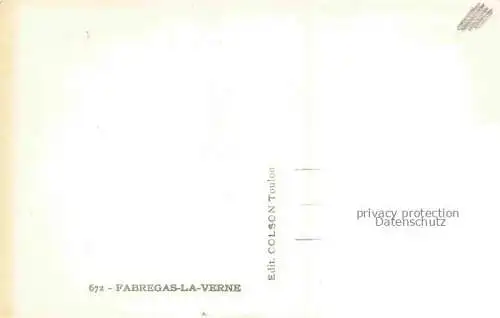 AK / Ansichtskarte Fabregas la Verne_La_Seyne sur Mer_Toulon_83_Var La Plage 