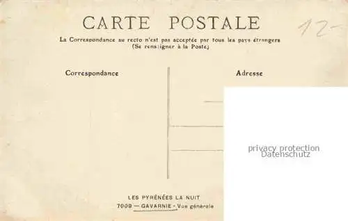 AK / Ansichtskarte Gavarnie Village_65_Hautes Pyrenees Vue generale 