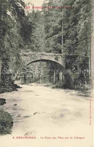 AK / Ansichtskarte Gerardmer_88_Vosges Le Pont des Fees sur la Vologne 