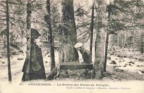 AK / Ansichtskarte Gerardmer_88_Vosges La Source des Perles de Vologne 