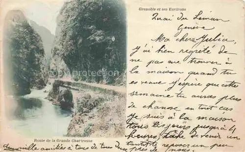 AK / Ansichtskarte GRENOBLE_38 Route de la Grande Chartreuse 