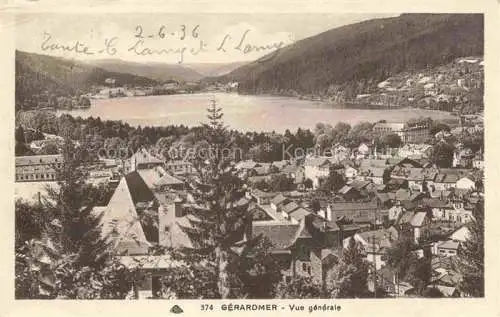 AK / Ansichtskarte Gerardmer_88_Vosges Vue generale 
