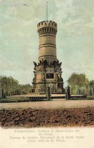 AK / Ansichtskarte St Privat_ la Montagne_METZ_57_Moselle Denkmal des Garde Corps bei St Privat 