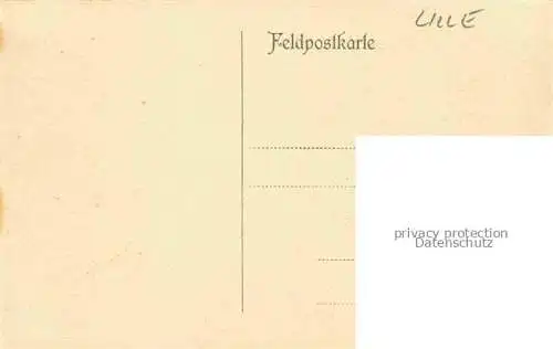 AK / Ansichtskarte LILLE_59_Nord Kirche St Maurice Feldpostkarte 