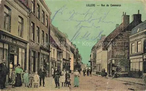 AK / Ansichtskarte Lillers_Bethune_62_Pas de Calais Rue du Commerce Feldpost 