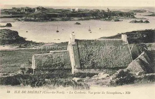 AK / Ansichtskarte Ile de Brehat_22_Cotes d_Armor La Corderie Vue prise du Semaphore 