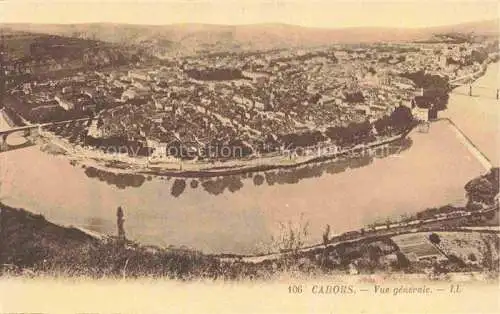 AK / Ansichtskarte Cahors en Quercy_46_Lot Vue generale aerienne 