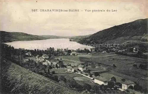 AK / Ansichtskarte Charavines les Bains_La_Tour du Pin_38_Isere Vue generale du Lac 
