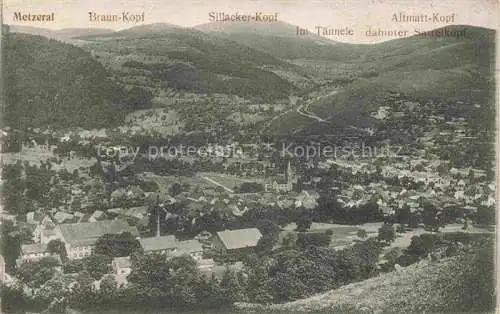 AK / Ansichtskarte Metzeral_Metseral_Colmar_Alsace_68_Haut Rhin Braun Kopf Sillacker Kopf Im Taennele Altmatt Kopf 