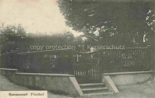 AK / Ansichtskarte Remoncourt_Luneville_54_Meurthe et Moselle Friedhof 