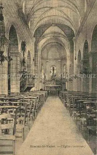 AK / Ansichtskarte Biache Saint Vaast Vaest_62_Pas de Calais Eglise Interieur 