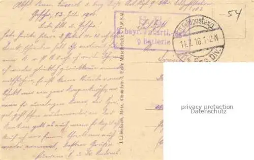 AK / Ansichtskarte Priesterwald_Kriegsschauplatz_54_Meurthe et Moselle von den Franzosen Toten oder Witwenwald genannt 