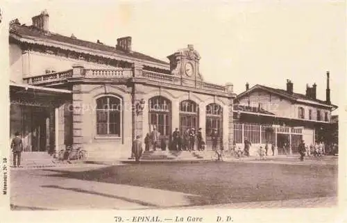 AK / Ansichtskarte Epinal_88_Vosges La gare Bahnhof 