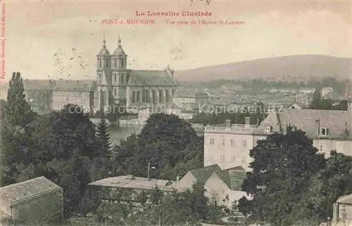 AK / Ansichtskarte Pont a Mousson_54_Meurthe et Moselle Vue prise de l Eglise Saint Laurent 