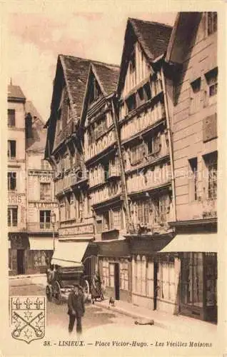 AK / Ansichtskarte LISIEUX_14_Calvados Place Victor Hugo les vieilles maisons 