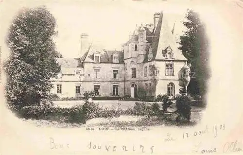 AK / Ansichtskarte Lion_Hermanville sur Mer_CAEN_14_Calvados Chateau Schloss 