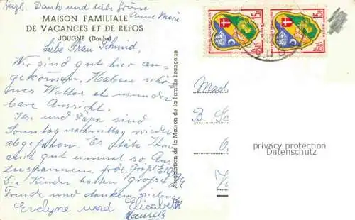 AK / Ansichtskarte Jougne_Pontarlier_25_Doubs Maison Familiale de Vacances et de Repos 
