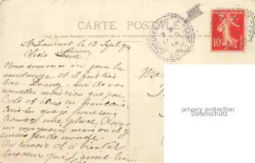 AK / Ansichtskarte Jonquieres Saint Vincent_NIMES_30_Gard Ruines des anciens moulins 