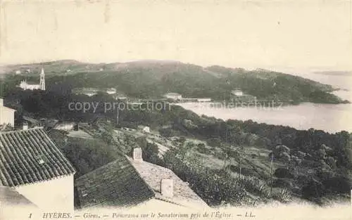 AK / Ansichtskarte Giens_Hyeres_TOULON_83_Var Panorama sur le Sanatorium pris de l eglise 