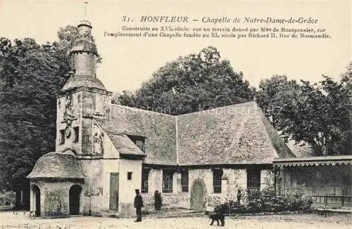 AK / Ansichtskarte HONFLEUR_Lisieux_14_Calvados Chapelle de Notre Dame de Grace 