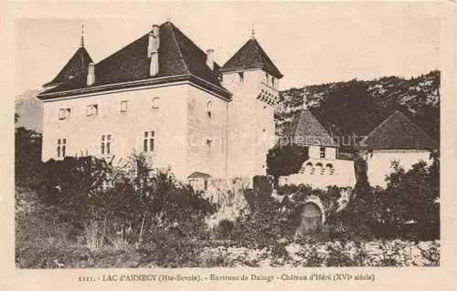 AK / Ansichtskarte Duingt_Talloires_ANNECY_74_Haute Savoie Chateau d Here 