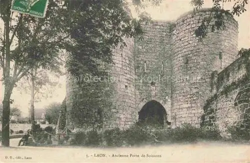 AK / Ansichtskarte Laon_02_Aisne Ancienne Porte de Soissons 