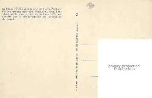 AK / Ansichtskarte Pierre Perthuis_89_Yonne Vallee de la Cure Roche Percee 