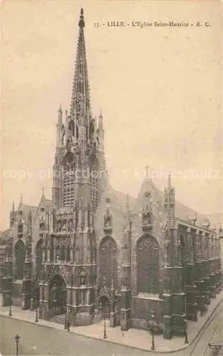 AK / Ansichtskarte LILLE_59_Nord Eglise Saint Maurice 